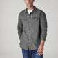 Men's Solid Slim Fit Denim Shirt - Styleshot View