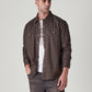 Men's Solid Slim Fit Denim Overdyed Shirt - Styleshot View