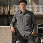 Men's Solid Regular Fit Denim Shirt - 176210395 View