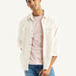 Men's Solid Regular Fit Denim Shirt