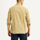 Men's Checkered Slim Fit Corduroy Shirt - Back View