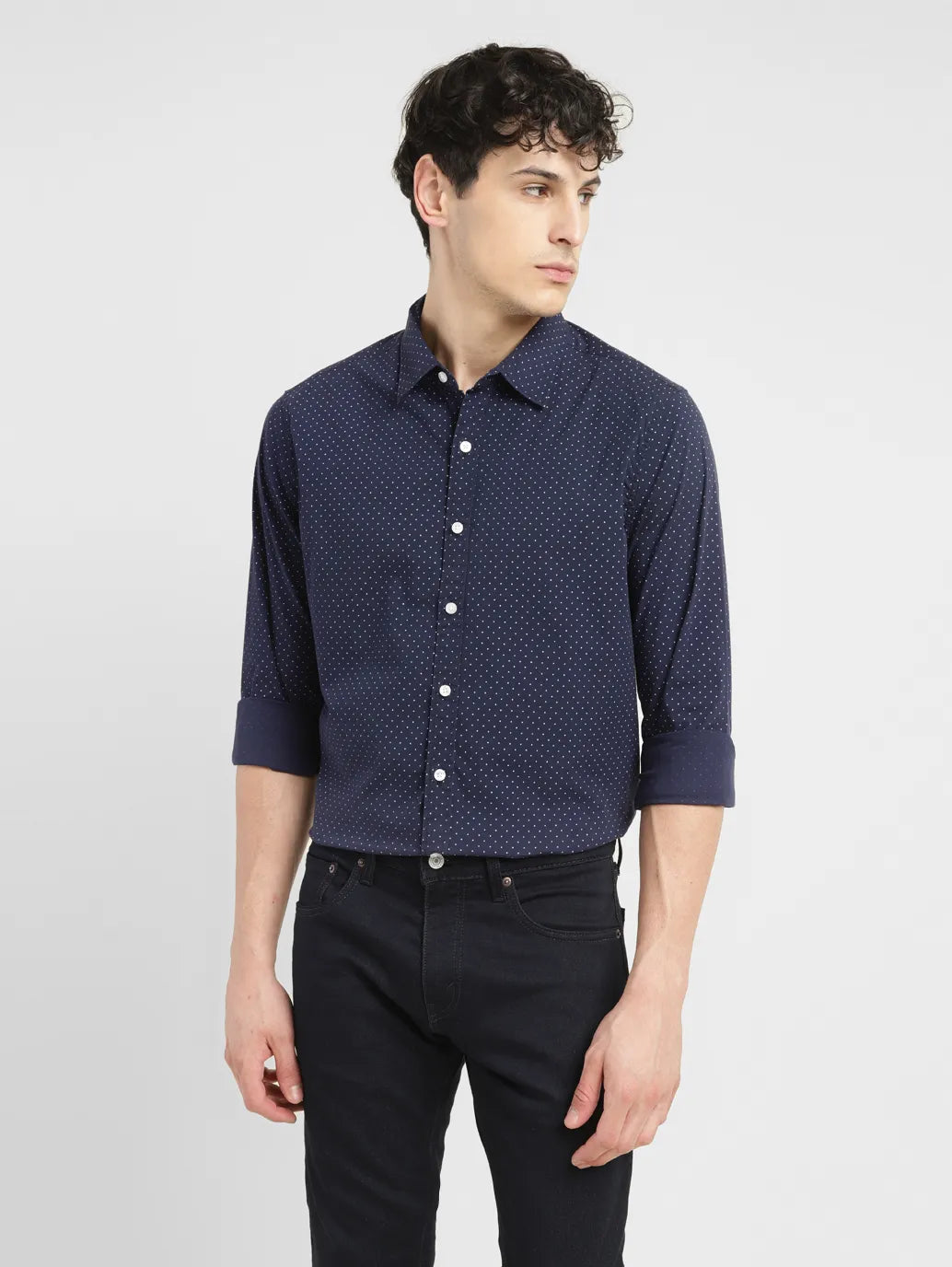 Men's Print Slim Fit Shirt