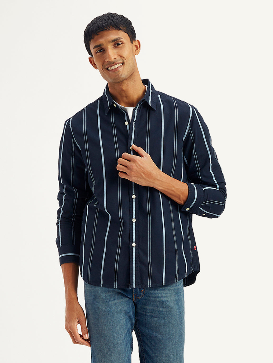 Men's Striped Slim Fit Shirt