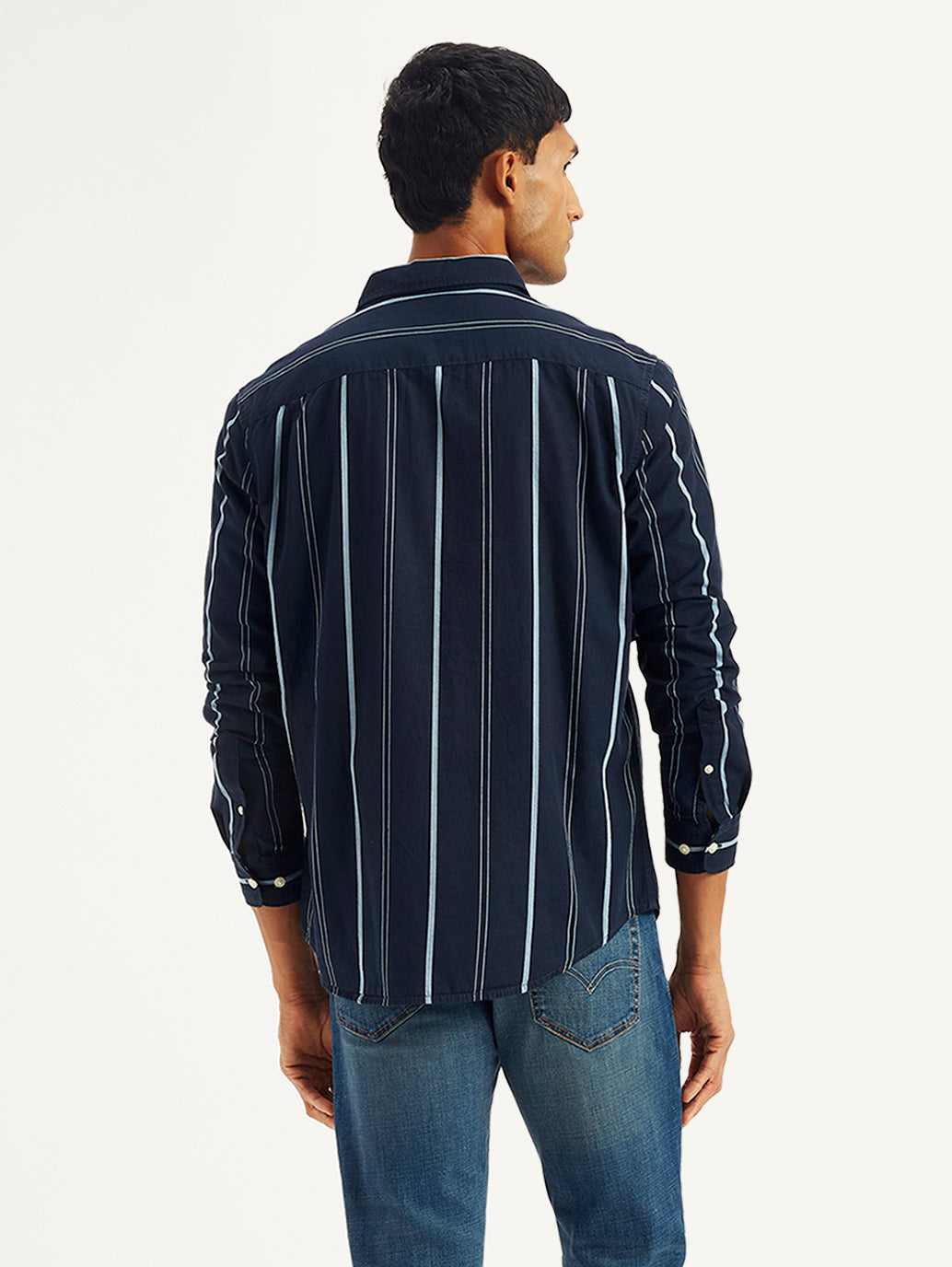 Men's Striped Slim Fit Shirt