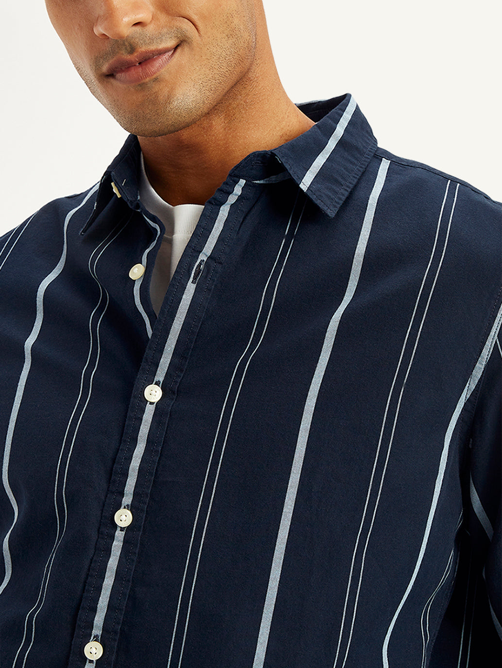 Men's Striped Slim Fit Shirt