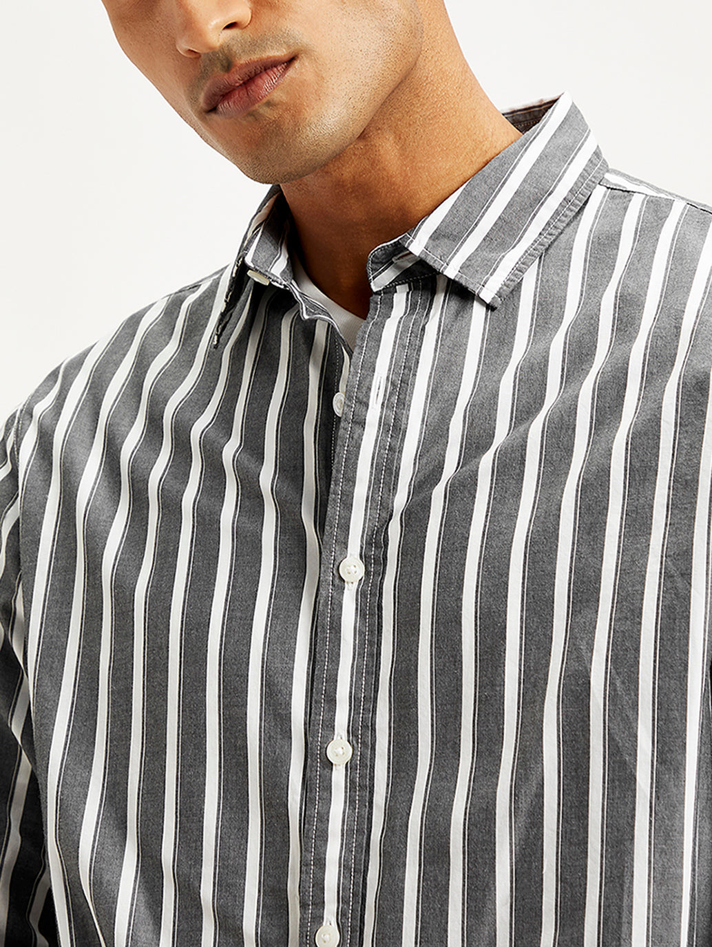 Men's Striped Slim Fit Shirt