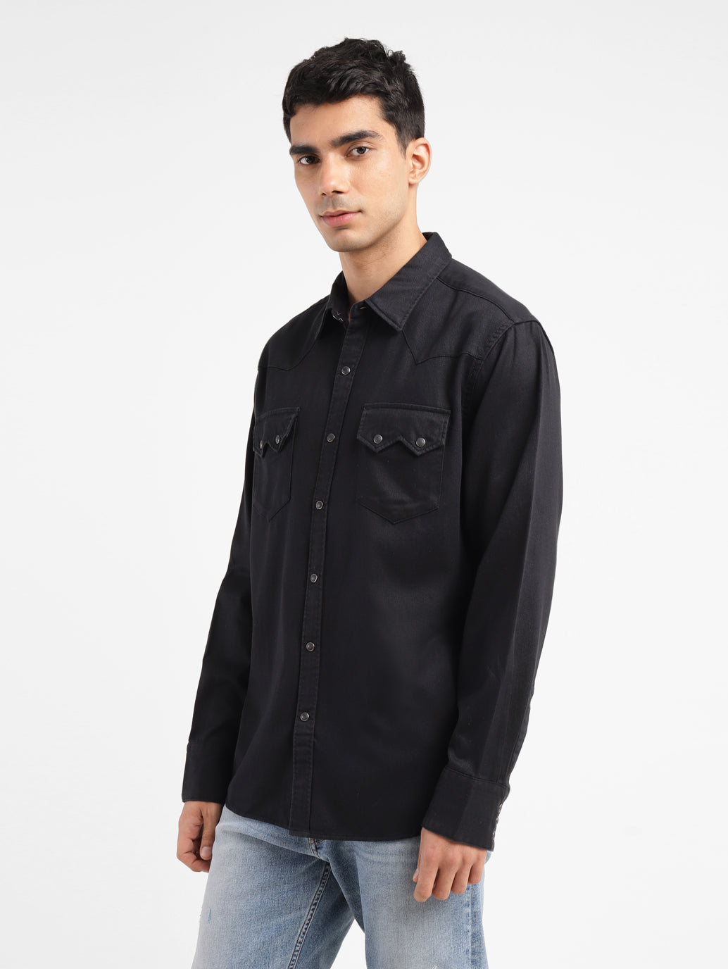 Men's Solid Slim Fit Shirt