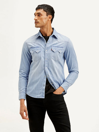 Men's Solid Slim Fit Shirt