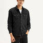 Men's Solid Charcoal Grey Slim Fit Shirt - Styleshot View