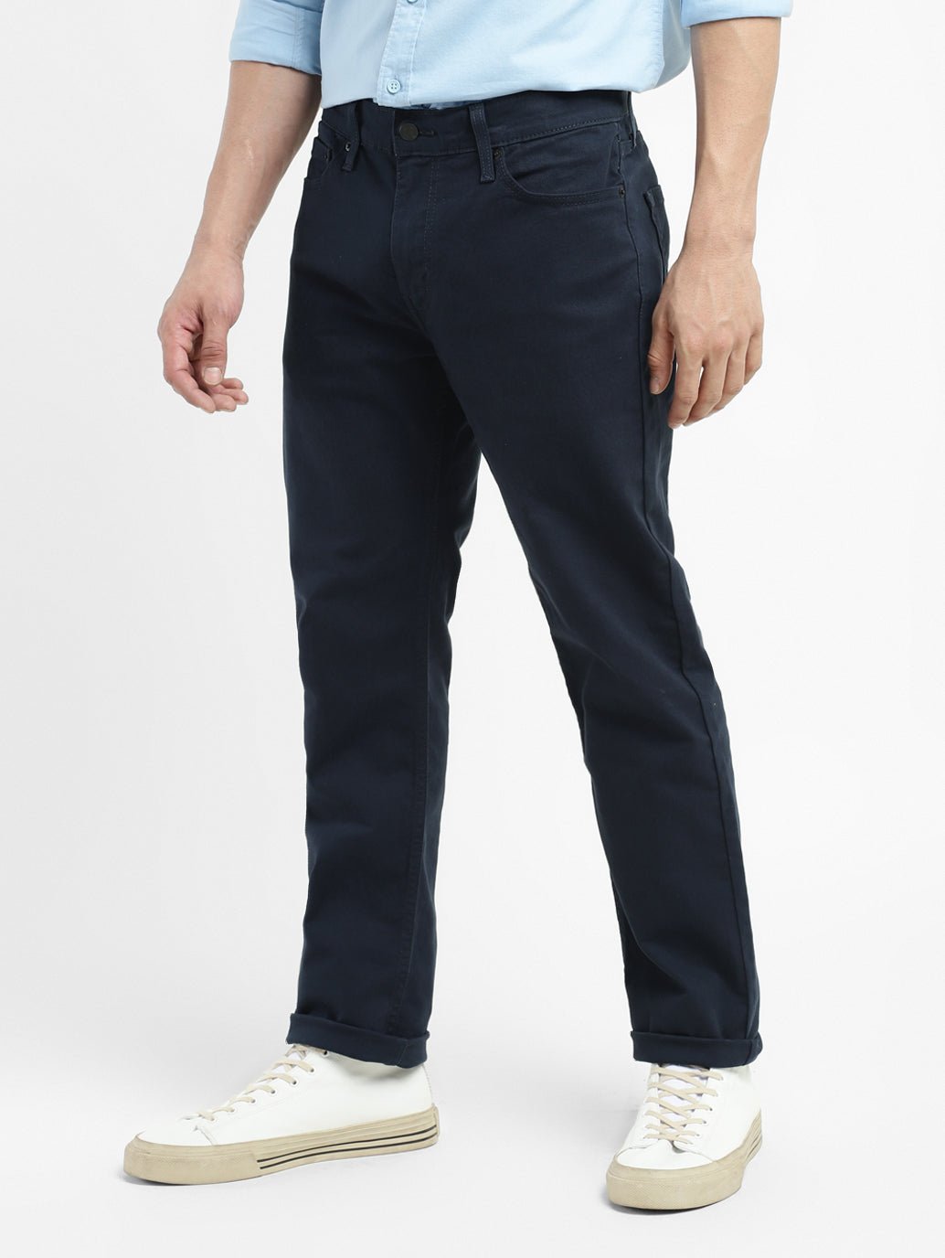 Men's 511 Blue Slim Fit Mid Rise Jeans