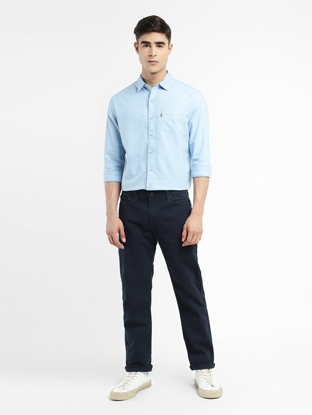 Men's 511 Blue Slim Fit Mid Rise Jeans - 72a22007-f691-4a0a-8ebc-c027ac743ecd View