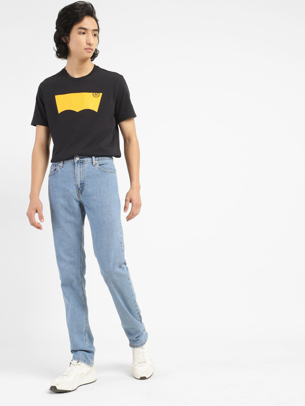 Men's 511 Blue Slim Fit Mid Rise Jeans