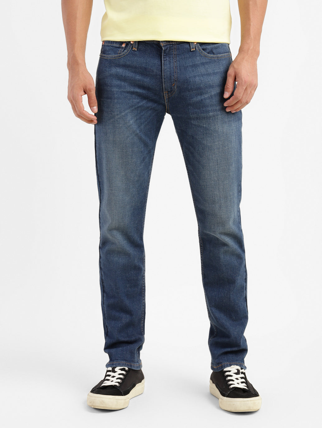 Men's 511 Blue Slim Fit Mid Rise Jeans