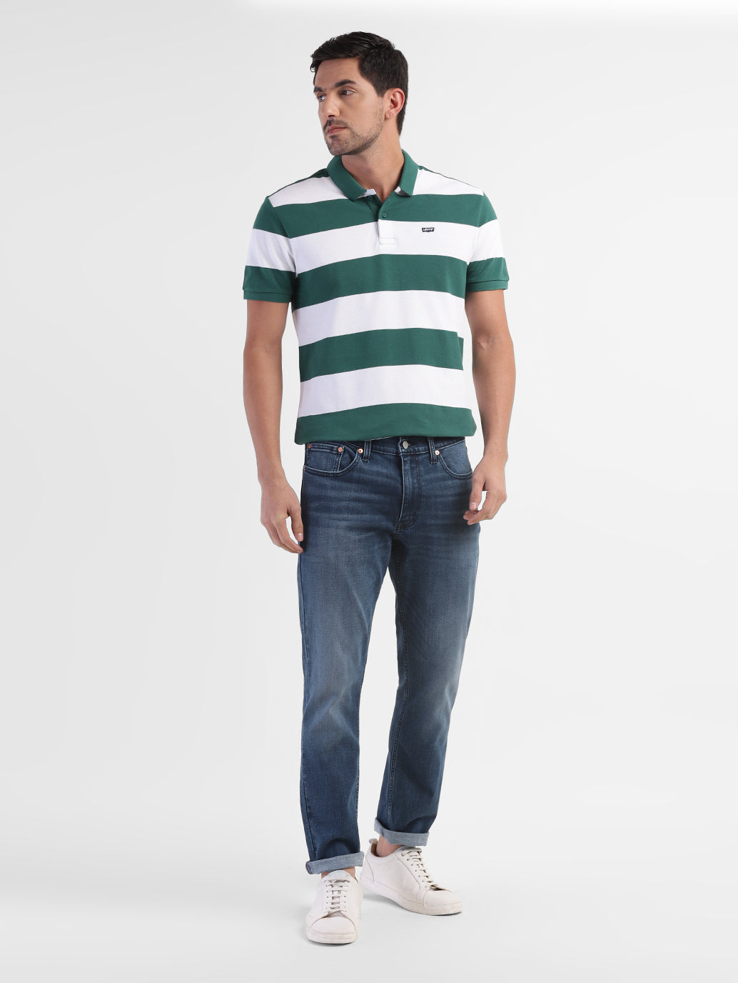 Men's 511 Blue Slim Fit Mid Rise Jeans