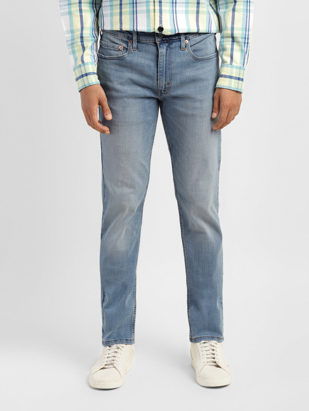 Men's 511 Blue Slim Fit Mid Rise Jeans