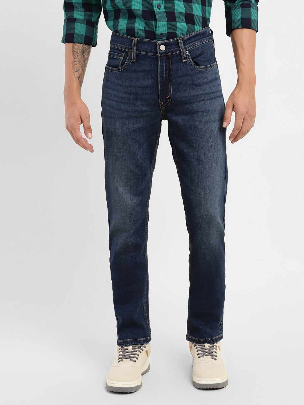 Men's 511 Blue Slim Fit Mid Rise Jeans