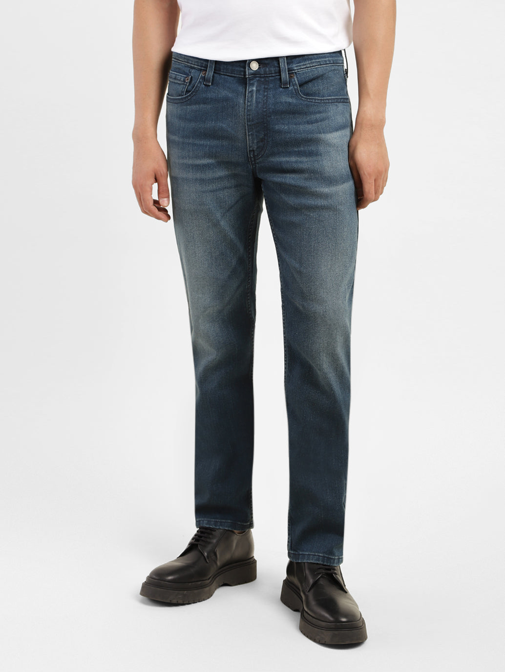 Men's 511 Blue Slim Fit Mid Rise Jeans