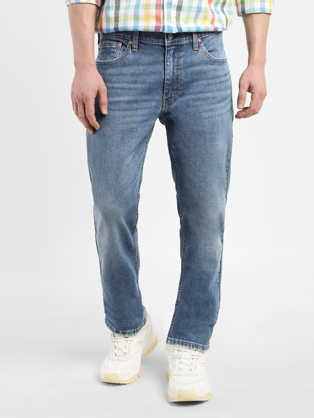 Men's 511 Blue Slim Fit Mid Rise Jeans