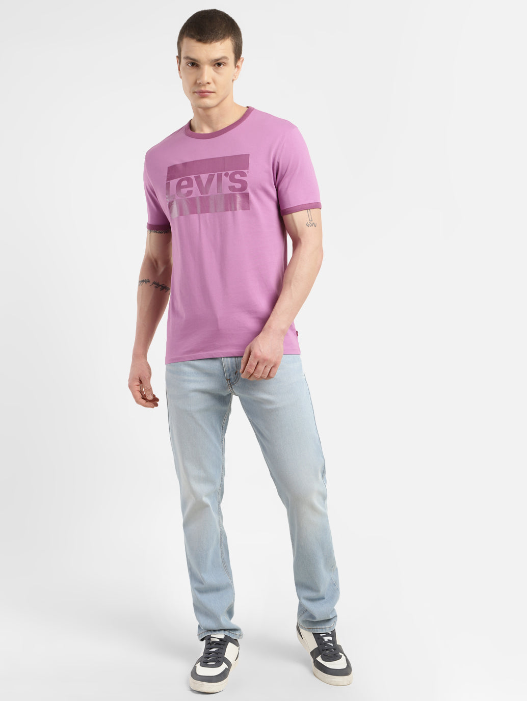 Men's 511 Blue Slim Fit Mid Rise Jeans