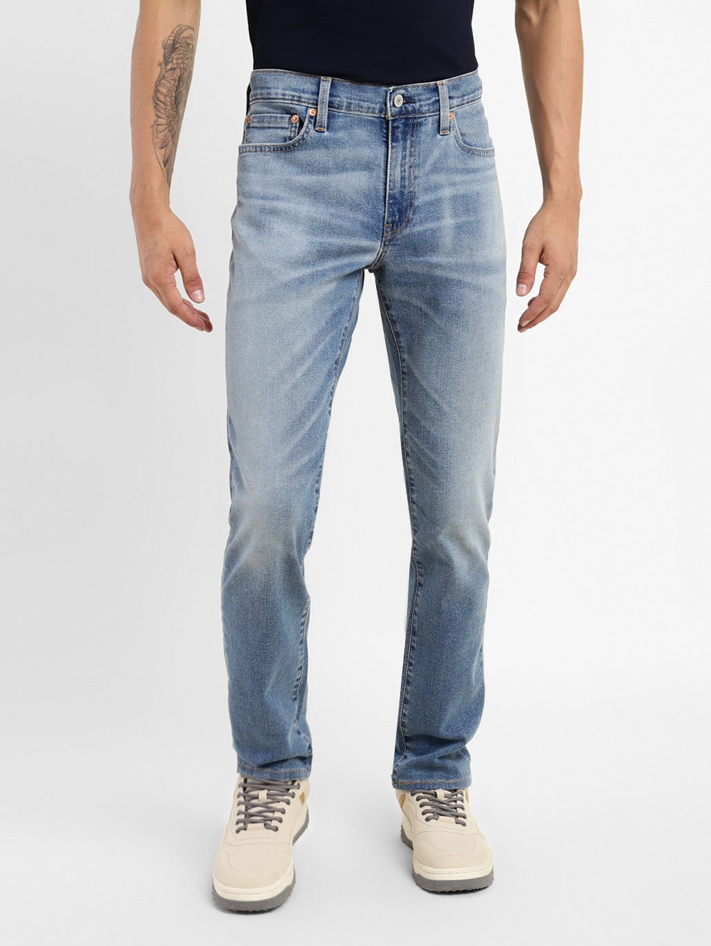 Men's 511 Blue Slim Fit Mid Rise Jeans