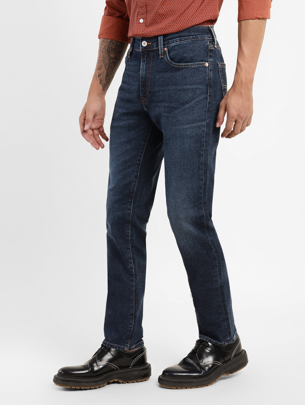Men's 511 Dark Indigo Slim Fit Faded Jeans