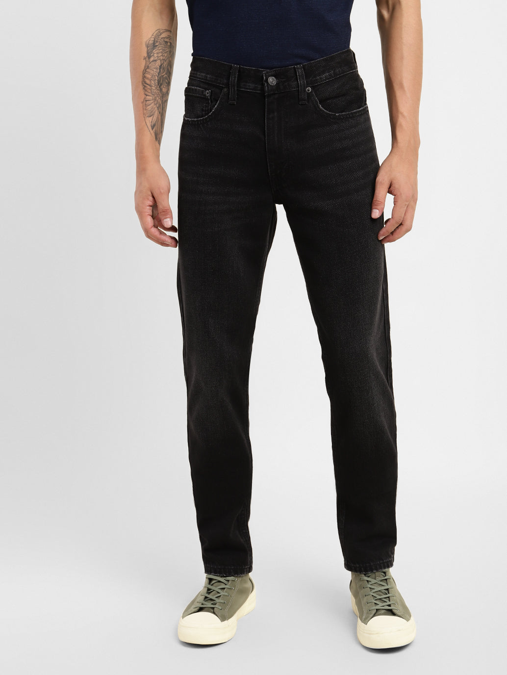 Men's 511 Black Slim Fit Mid Rise Jeans