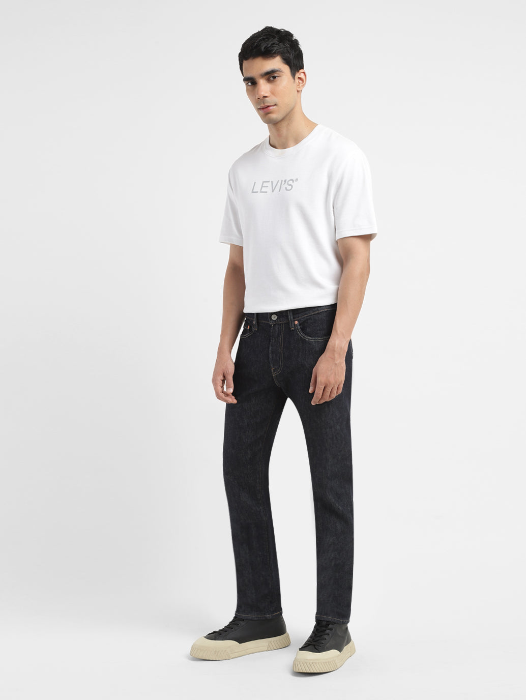 Men's 511 Black Slim Fit Mid Rise Jeans