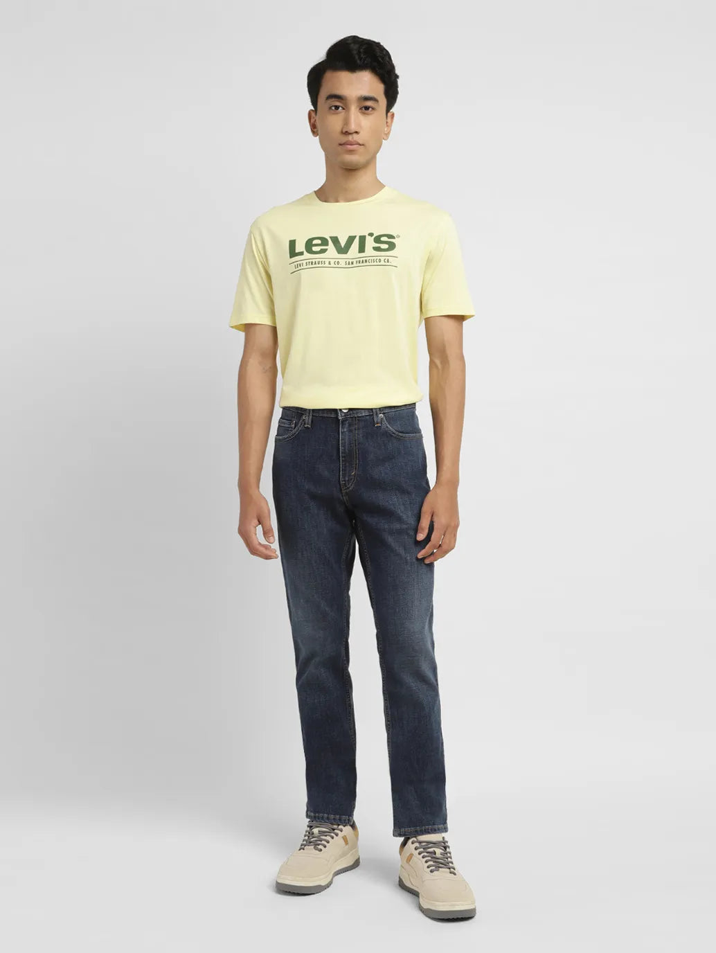 Men's 511 Blue Slim Fit Mid Rise Jeans