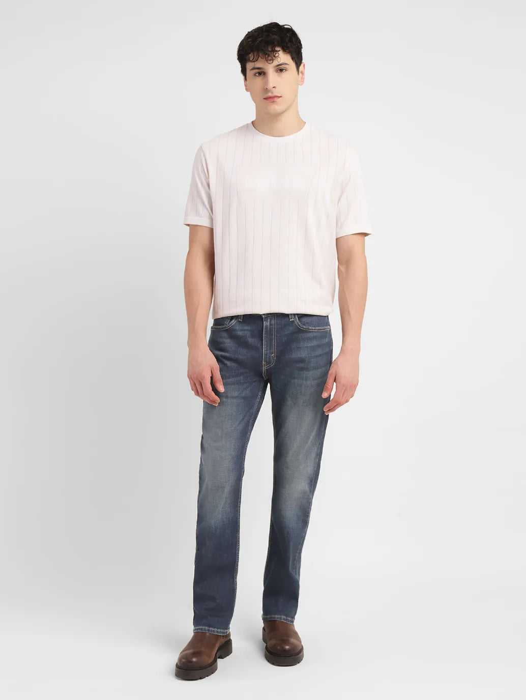 Men's 511 Blue Slim Fit Mid Rise Jeans