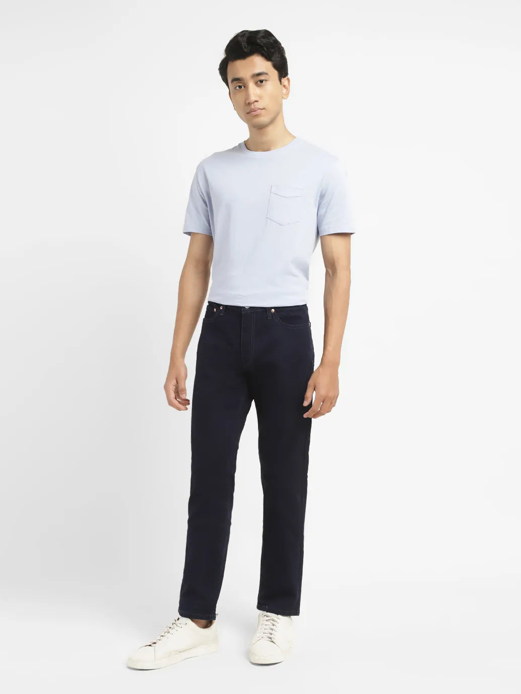 Men's 511 Blue Slim Fit Mid Rise Jeans