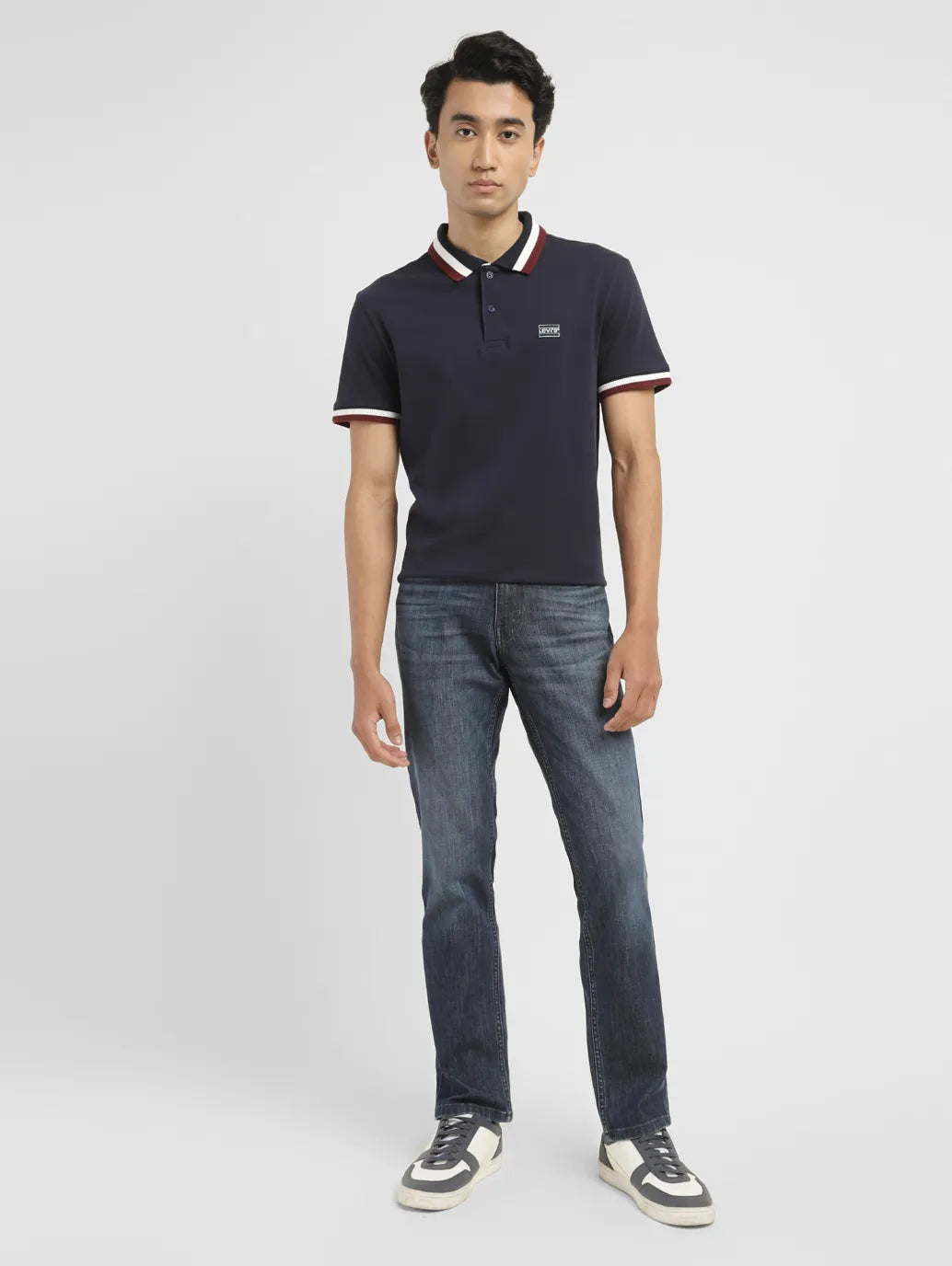 Men's 511 Blue Slim Fit Mid Rise Jeans