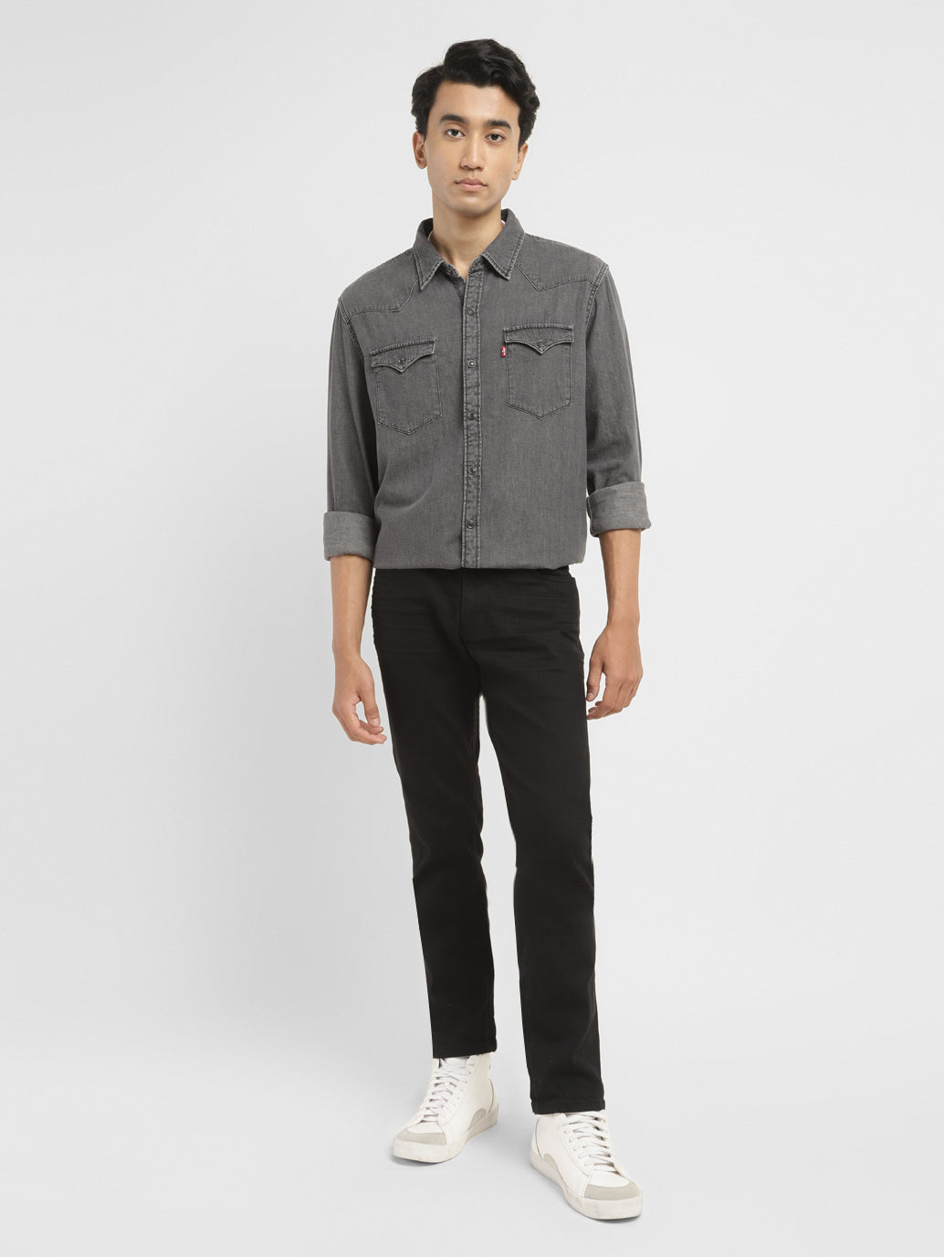 Men's 511 Black Slim Fit Mid Rise Jeans
