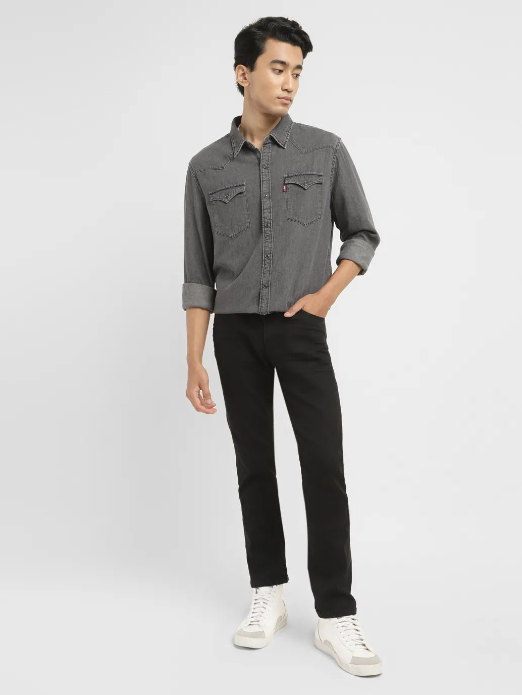 Mens black levis 511 hotsell