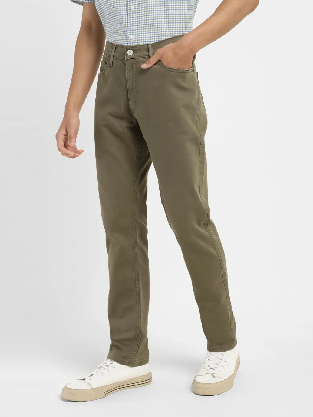 Levi's olive jeans deals