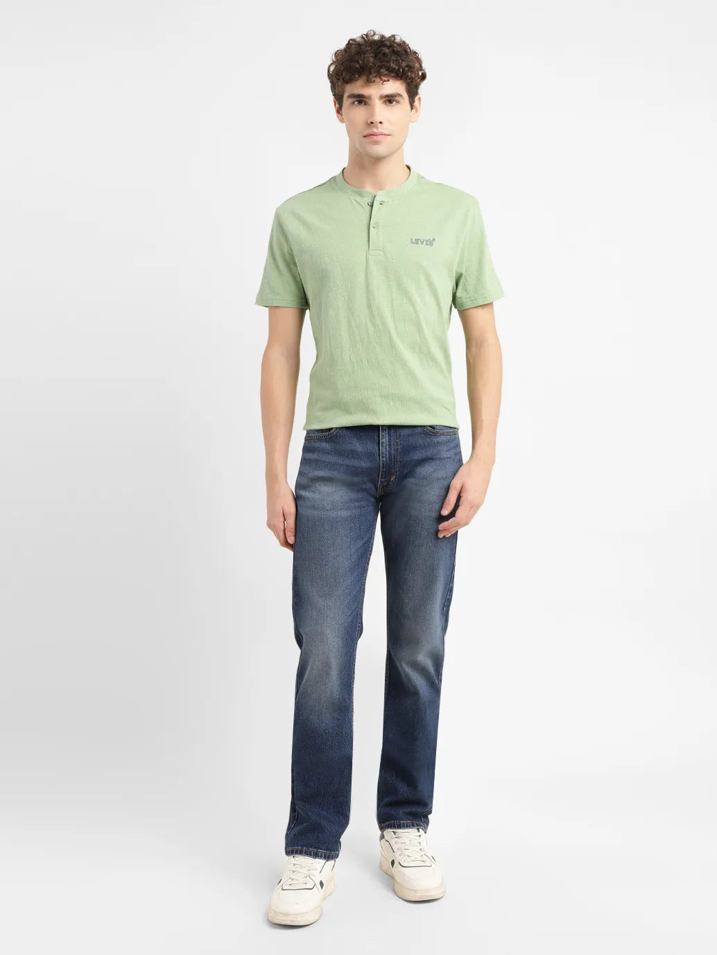 Men's 511 Blue Slim Fit Mid Rise Jeans