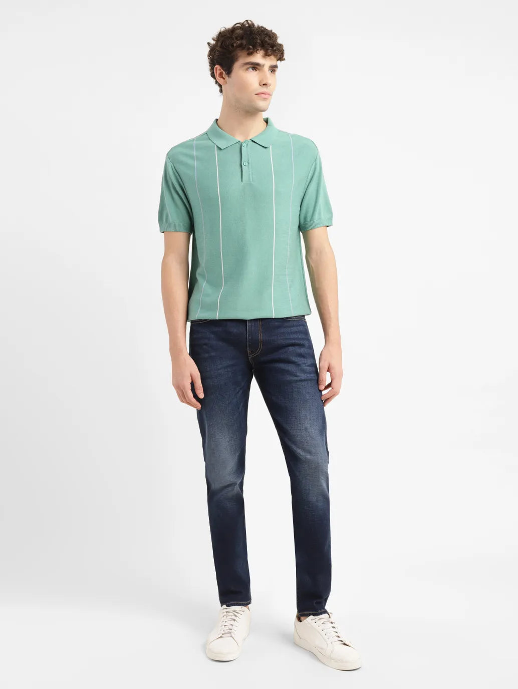 Men's 511 Blue Slim Fit Mid Rise Jeans