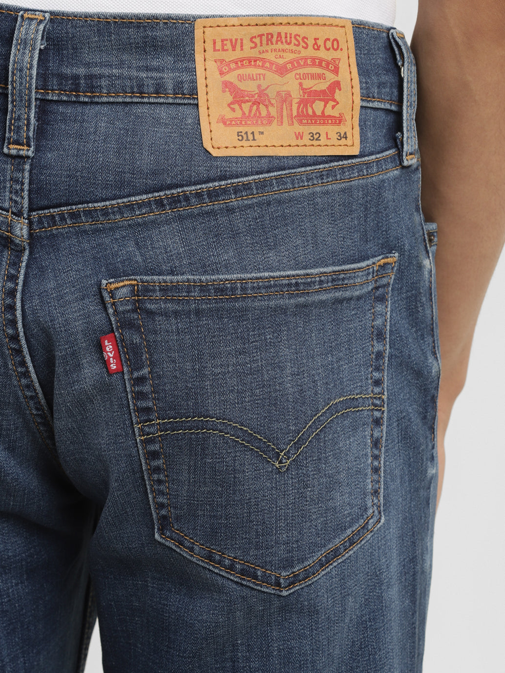 511 Color Men's 511 Mid Indigo Slim Fit Jeans – Levis India Store