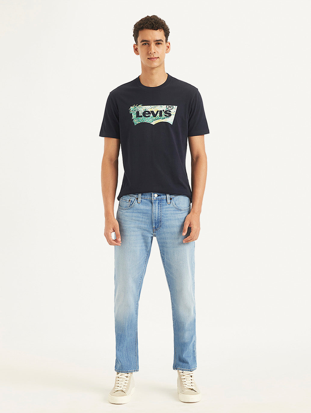 Men's 511 Light Blue Slim Fit Mid Rise Jeans