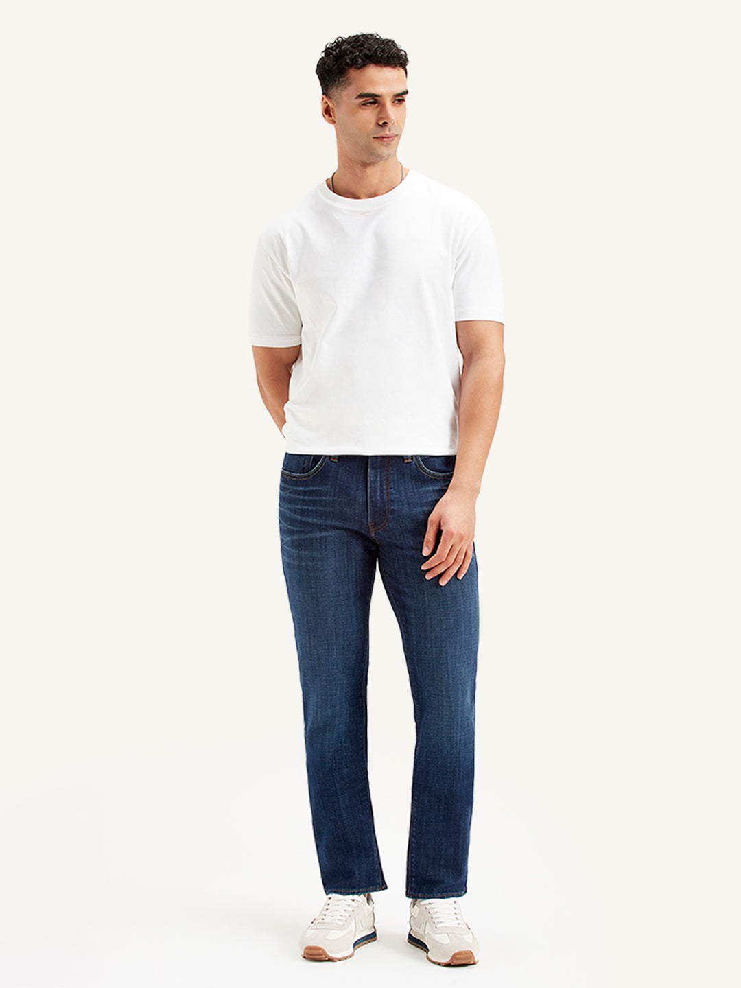 Men's 511 Blue Slim Fit Mid Rise Jeans