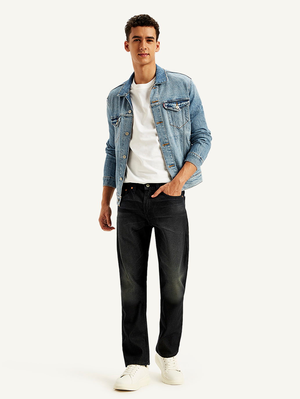 Men's 511 Black Slim Fit Mid Rise Jeans