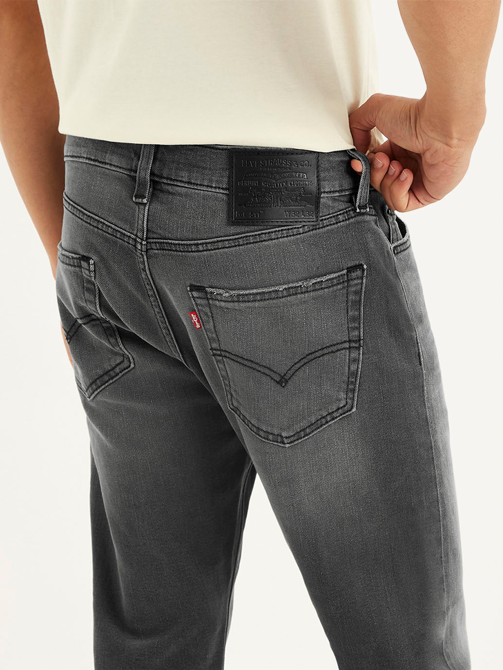 Men's 511 Charcoal Grey Slim Fit Mid Rise Jeans – Levis India Store