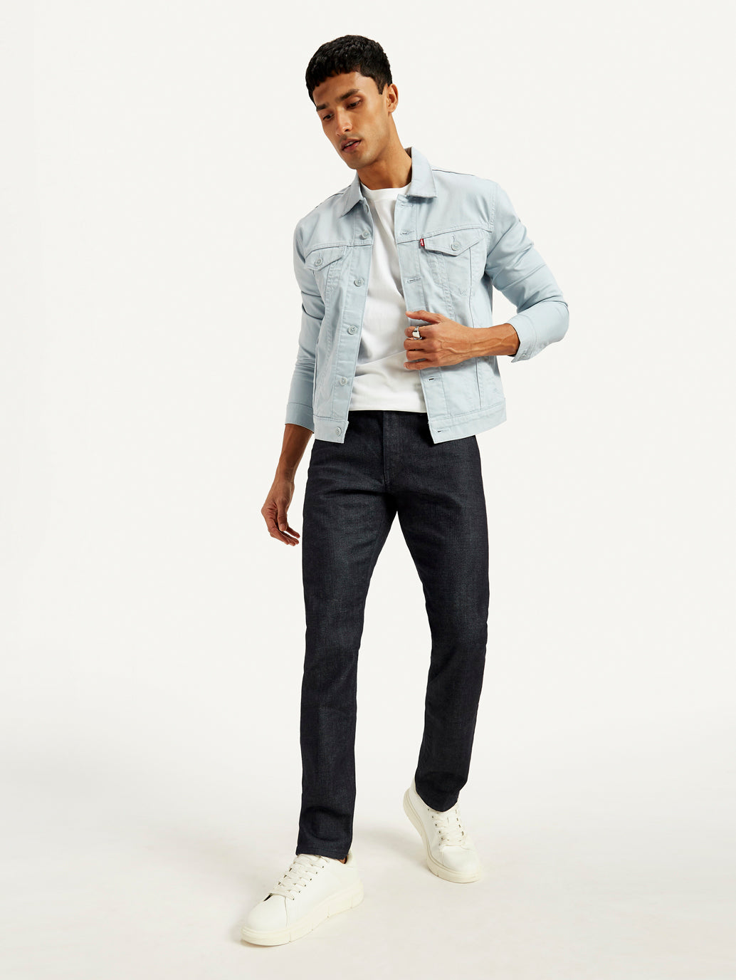 Men's 511 Navy Blue Slim Fit Mid Rise Jeans