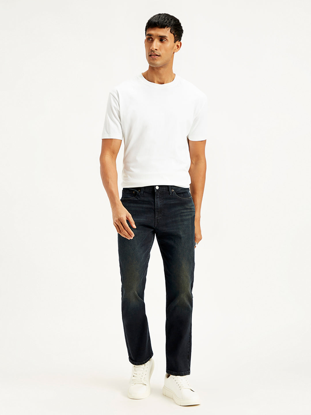 Men's 511 Black Slim Fit Mid Rise Jeans