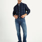 Men's 511 Blue Slim Fit Mid Rise Jeans - 69505f83-fbbb-487a-b121-1829126ae387 View