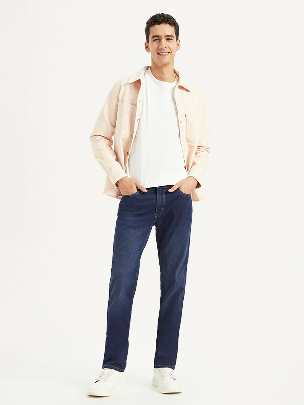 Men's 511 Dark Blue Slim Fit Mid Rise Jeans