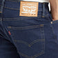Men's 511 Dark Blue Slim Fit Mid Rise Jeans - Detail View