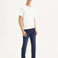 Men's 511 Dark Blue Slim Fit Mid Rise Jeans - Side View
