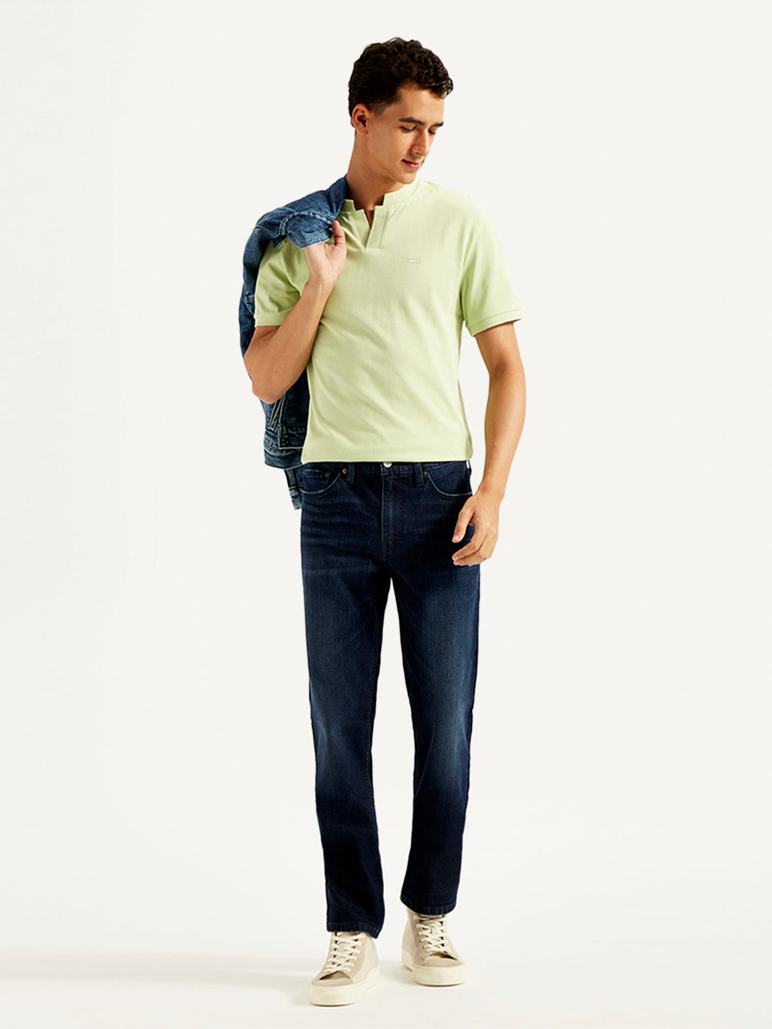 Men's 511 Blue Slim Fit Mid Rise Jeans