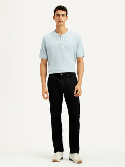 levi's Men's 511 Black Slim Fit Mid Rise Jeans-picture-21