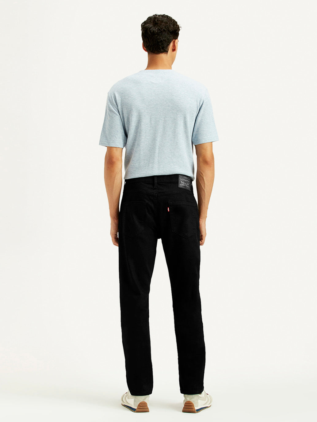 Men's 511 Black Slim Fit Mid Rise Jeans - Back View